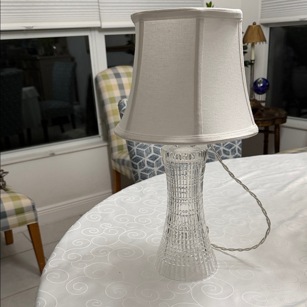 Waterford Lismore Diamond Cut Lamp
